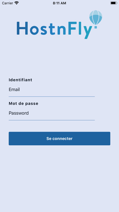 Emulate iPhone app PartnerApp Cleaning - Hostnfly using MyAndroid