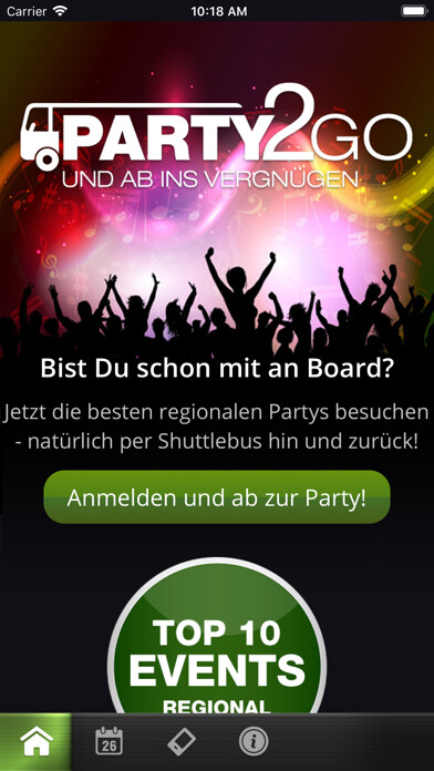 Emulate iPhone app Party2go using MyAndroid Emulate iPhone app Party2go using MyAndroid