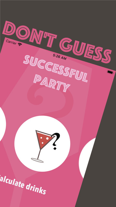 Emulate iPhone app Party alcohol calculator using MyAndroid Emulate iPhone app Party alcohol calculator using MyAndroid