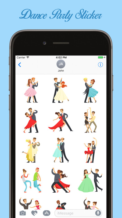 Emulate iPhone app Party All Night Stickers using MyAndroid Emulate iPhone app Party All Night Stickers using MyAndroid