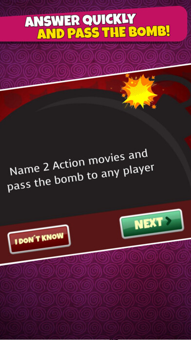 Emulate iPhone app PartyBomb · Party Game using MyAndroid