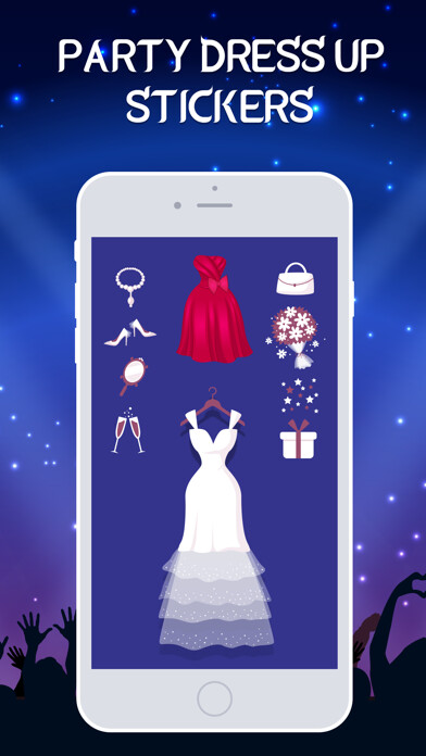 Emulate iPhone app Party Dress Up Emojis using MyAndroid Emulate iPhone app Party Dress Up Emojis using MyAndroid