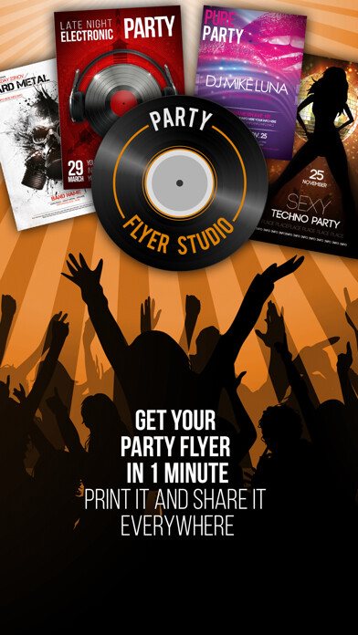 Emulate iPhone app Party Flyer Studio LITE using MyAndroid Emulate iPhone app Party Flyer Studio LITE using MyAndroid