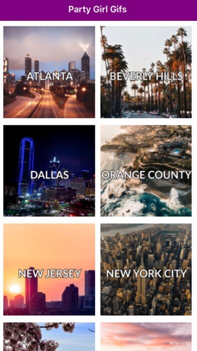 Emulate iPhone app Party Girl Gifs using MyAndroid