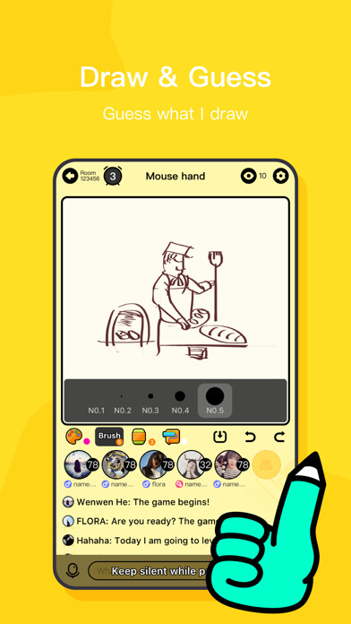 Emulate iPhone app PartyPal: Chat & Games using MyAndroid