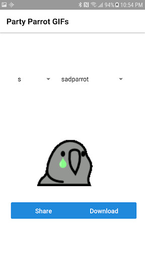 Run android online APK Party Parrots! Easily Send Animated Parrot Images! from MyAndroid or emulate Party Parrots! Easily Send Animated Parrot Images! using MyAndroid Run android online APK Party Parrots! Easily Send Animated Parrot Images! from MyAndroid or emulate Party Parrots! Easily Send Animated Parrot Images! using MyAndroid