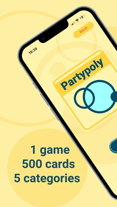Emulate iPhone app Partypoly - party game using MyAndroid