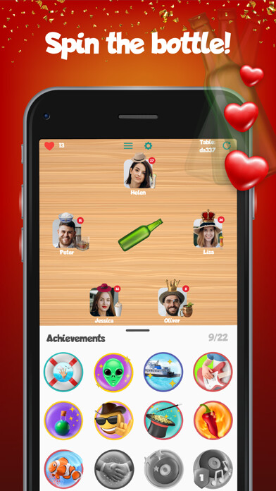 Emulate iPhone app Party Spin The Bottle using MyAndroid
