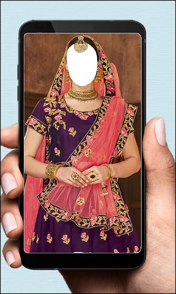 Run android online APK PartyWear Lehenga Choli Frames from MyAndroid or emulate PartyWear Lehenga Choli Frames using MyAndroid