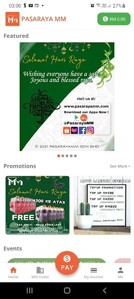 Run android online APK Pasaraya MM from MyAndroid or emulate Pasaraya MM using MyAndroid