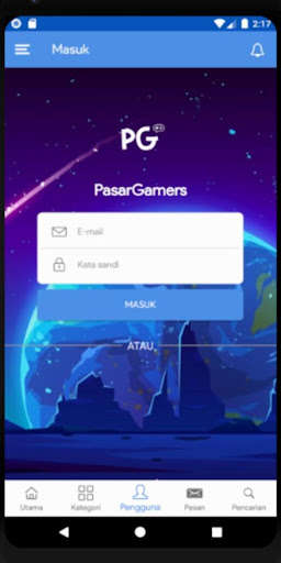 Run android online APK PasarGamers from MyAndroid or emulate PasarGamers using MyAndroid