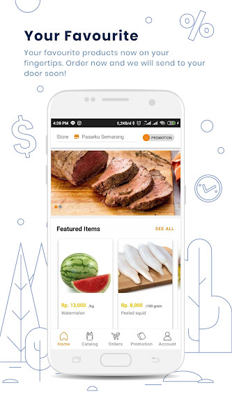 Run android online APK Pasarku from MyAndroid or emulate Pasarku using MyAndroid