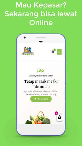 Run android online APK Pasar Lampung - Beli Sayur dan Buah Online from MyAndroid or emulate Pasar Lampung - Beli Sayur dan Buah Online using MyAndroid