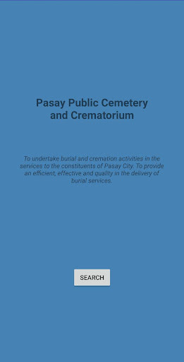 Run android online APK Pasay City Public Cemetery Locator from MyAndroid or emulate Pasay City Public Cemetery Locator using MyAndroid Run android online APK Pasay City Public Cemetery Locator from MyAndroid or emulate Pasay City Public Cemetery Locator using MyAndroid
