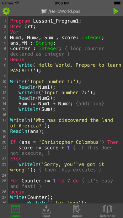 Emulate iPhone app Pascal Compiler using MyAndroid Emulate iPhone app Pascal Compiler using MyAndroid