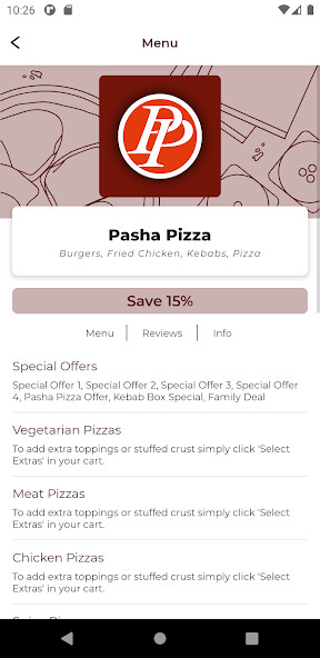 Run android online APK Pasha Pizza SR5 from MyAndroid or emulate Pasha Pizza SR5 using MyAndroid