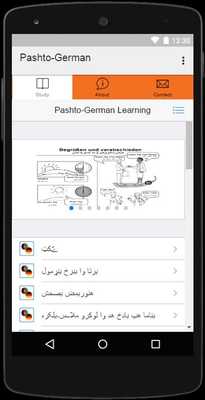 Emulate Android APK Pashto-German