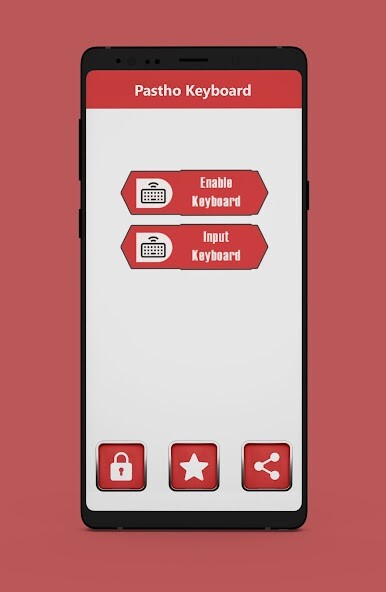 Emulate Android APK Pashto Keyboard  Typing