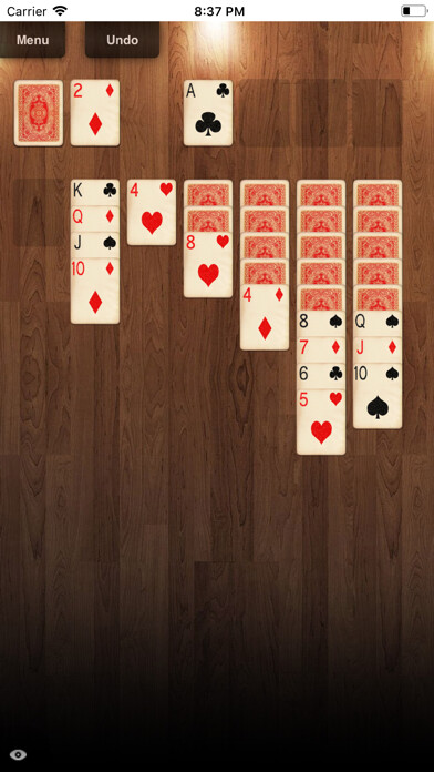 Emulate iPhone app Pasjans using MyAndroid