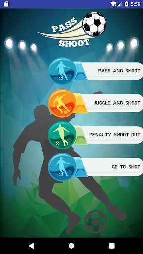 Run android online APK PASS AND SHOOT AN APP & REAL FOOTBALL PLAY from MyAndroid or emulate PASS AND SHOOT AN APP & REAL FOOTBALL PLAY using MyAndroid