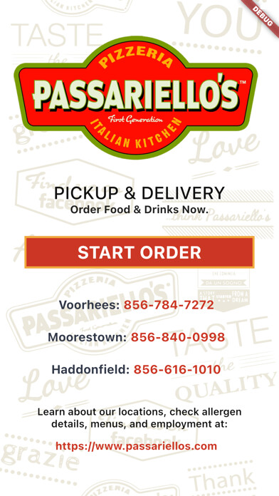 Emulate iPhone app Passariello’s Pizzeria using MyAndroid Emulate iPhone app Passariello’s Pizzeria using MyAndroid