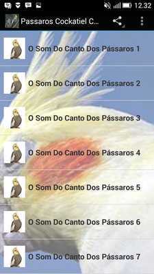Emulate Android APK Passaros Cockatiel Chilrear Hd Emulate Android APK Passaros Cockatiel Chilrear Hd