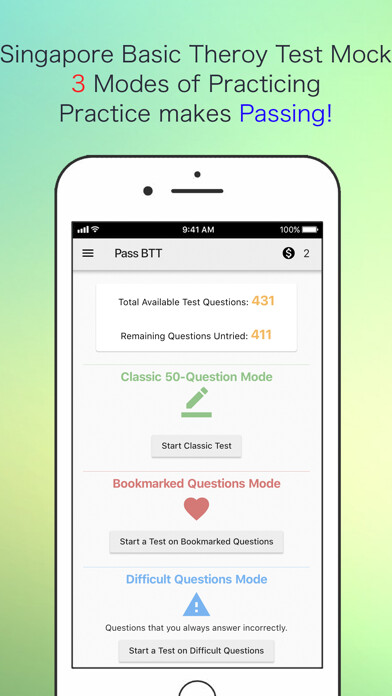 Emulate iPhone app Pass BTT -SG Basic Theory Test using MyAndroid Emulate iPhone app Pass BTT -SG Basic Theory Test using MyAndroid