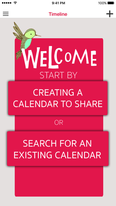 Emulate iPhone app Passel, sync group events using MyAndroid