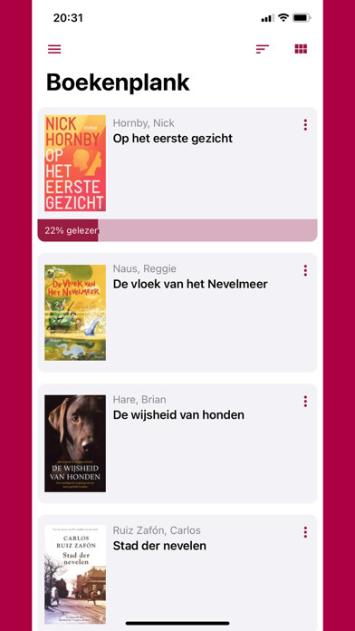 Emulate iPhone app Passend Lezen using MyAndroid
