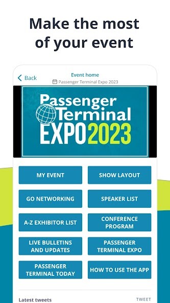 Emulate Passenger Terminal Expo from MyAndroid or run Passenger Terminal Expo using MyAndroid