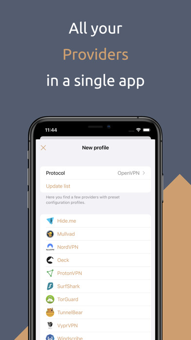 Emulate iPhone app Passepartout, VPN Client using MyAndroid Emulate iPhone app Passepartout, VPN Client using MyAndroid