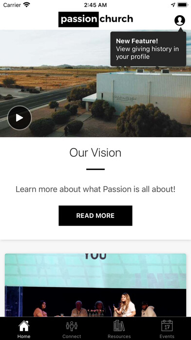 Emulate iPhone app Passion Church AZ using MyAndroid Emulate iPhone app Passion Church AZ using MyAndroid