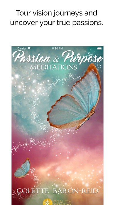 Emulate iPhone app Passion & Purpose Meditations using MyAndroid