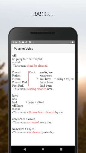 Run android online APK Passive Voice and Active Voice from MyAndroid or emulate Passive Voice and Active Voice using MyAndroid
