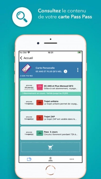 Emulate iPhone app Pass Pass Easy Card using MyAndroid