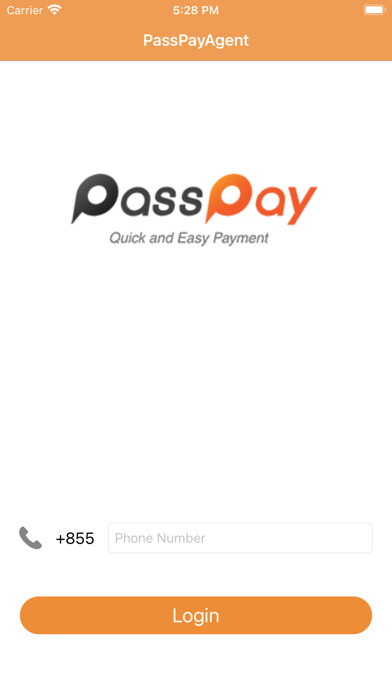 Emulate iPhone app PassPay Agent using MyAndroid