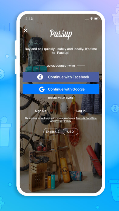 Emulate iPhone app PassUp - Online Classified App using MyAndroid Emulate iPhone app PassUp - Online Classified App using MyAndroid