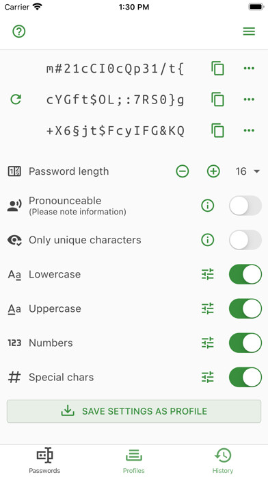 Emulate iPhone app Password Generator - UltraPass using MyAndroid Emulate iPhone app Password Generator - UltraPass using MyAndroid