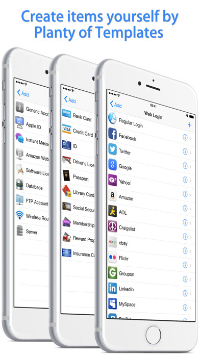Emulate iPhone app Password Manager Finger Print Lock for iPhone Safe using MyAndroid