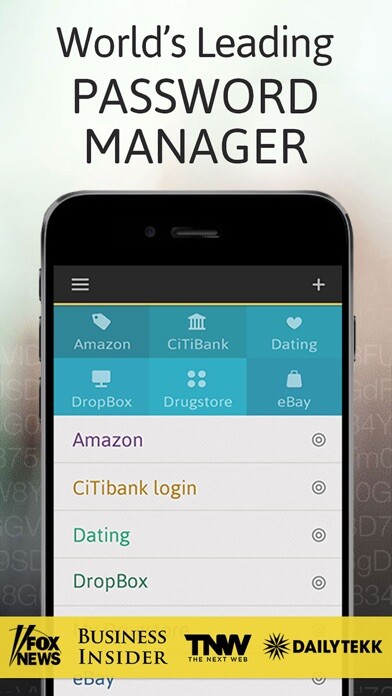 Emulate iPhone app Password Manager: Passible using MyAndroid
