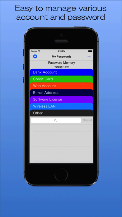 Emulate iPhone app Password Memory -The Simple Password Manager- using MyAndroid Emulate iPhone app Password Memory -The Simple Password Manager- using MyAndroid