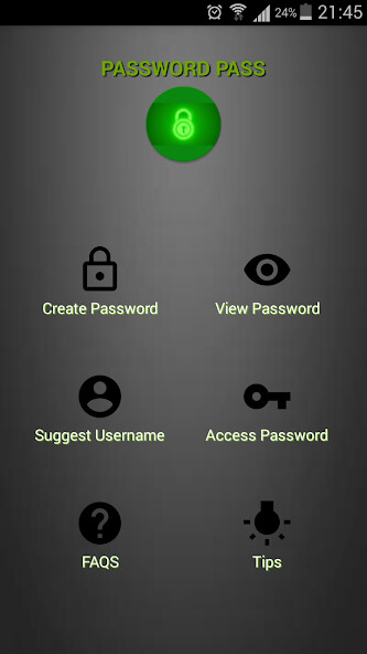 Run android online APK Password Pass from MyAndroid or emulate Password Pass using MyAndroid