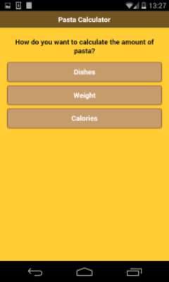 Emulate Android APK Pasta Calculator