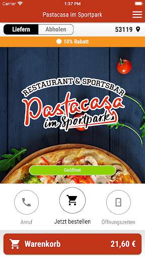 Run android online APK Pastacasa im Sportpark from MyAndroid or emulate Pastacasa im Sportpark using MyAndroid
