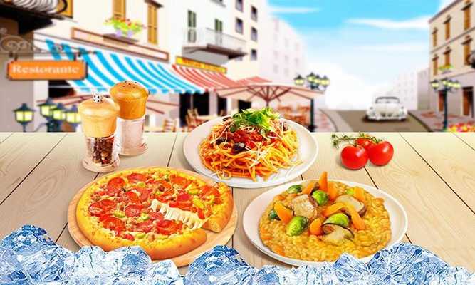 Emulate Android APK Pasta  Pizza - Food Maker!