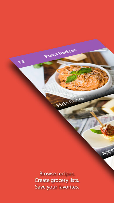 Emulate iPhone app Pasta Recipes & Meals using MyAndroid Emulate iPhone app Pasta Recipes & Meals using MyAndroid