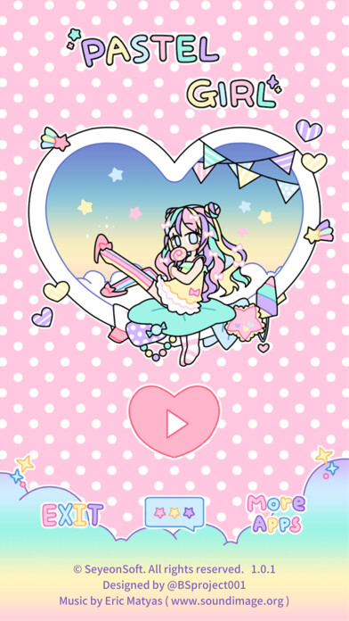 Emulate iPhone app Pastel Girl using MyAndroid