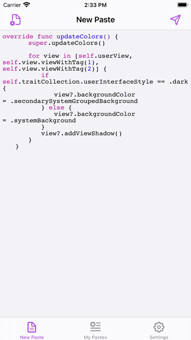 Emulate iPhone app PasteMe - Pastebin Client using MyAndroid Emulate iPhone app PasteMe - Pastebin Client using MyAndroid