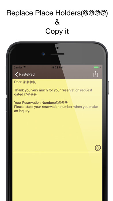 Emulate iPhone app PastePad Template Notebook using MyAndroid Emulate iPhone app PastePad Template Notebook using MyAndroid