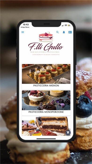 Emulate iPhone app Pasticceria Gullo using MyAndroid Emulate iPhone app Pasticceria Gullo using MyAndroid